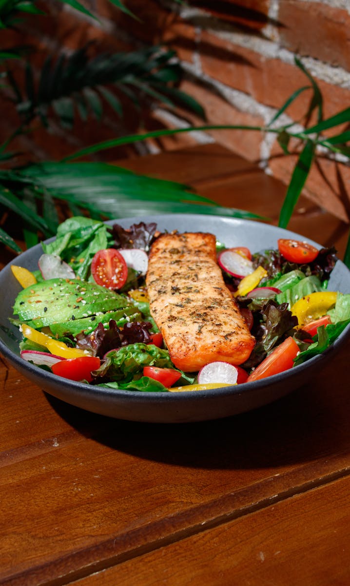 Baked Salmon with Vegetables